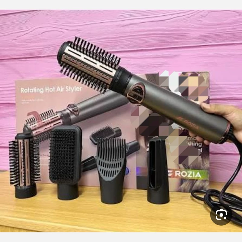 سشوار چرخشی برس دار روزیا مدل HC-8116