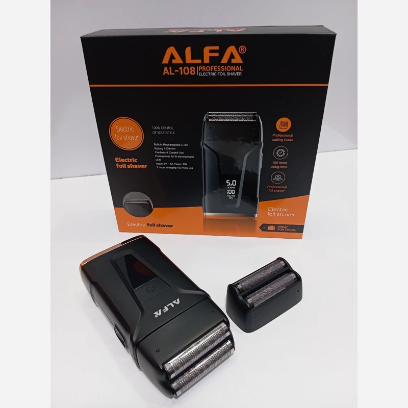 ماشین اصلاح شیور آلفا مدل AL-108 مخصوص اصلاح صفر ریش