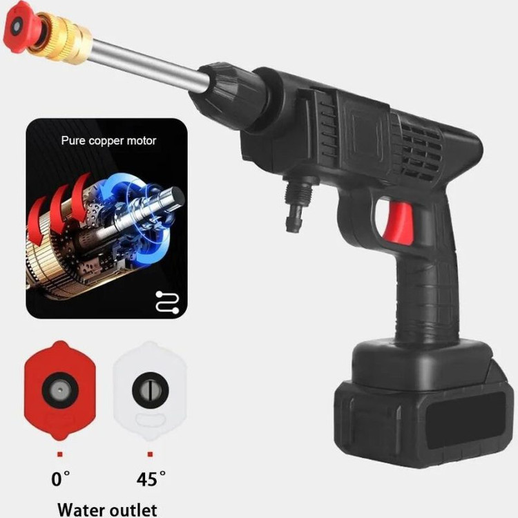 کارواش تک باتری شارژی مدل Cleaning Gun ضمانت اصالت و ظمانت قیمت کالا