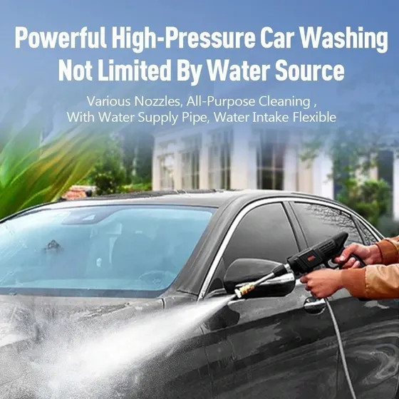 کارواش تک باتری شارژی مدل Cleaning Gun ضمانت اصالت و ظمانت قیمت کالا