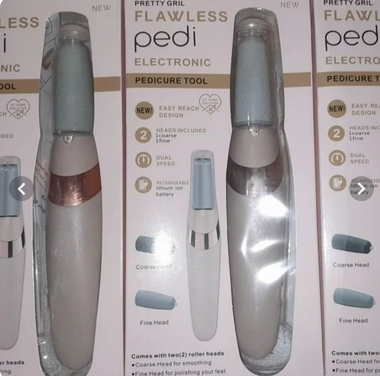 سوهان پا / سنگ پا شارژی دو کاره flawless pedi ضمانت اصالت و ظمانت قیمت کالا