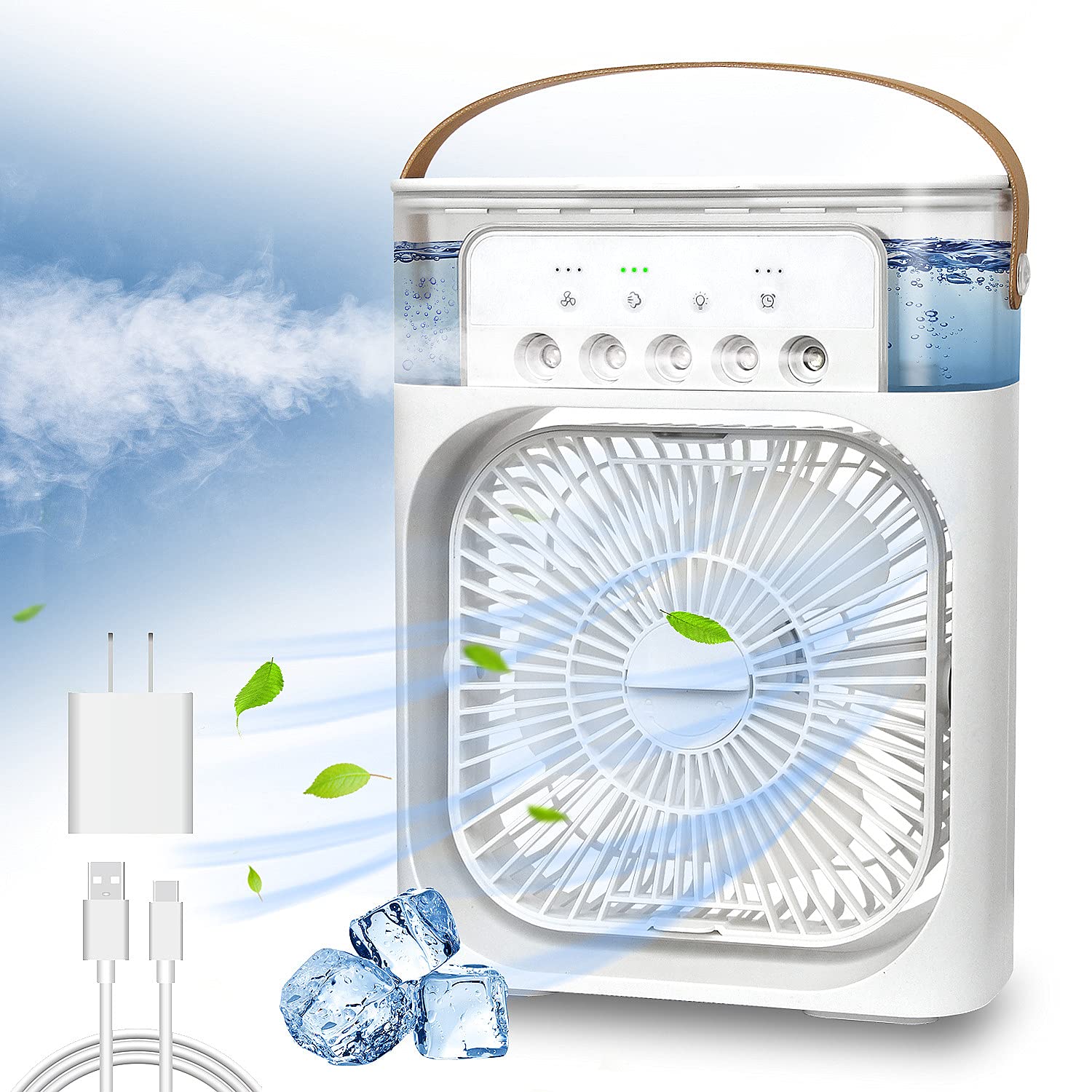 پنکه مه پاش رومیزی مدل توربو Turbo Spray وارداتی ا Turbo Spray Table Fan Cooler ضمانت اصالت و ظمانت قیمت کالا