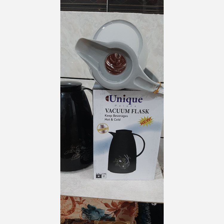 فلاکس چای دو لیتری شیشه صورتی وارداتی یونیک اصل