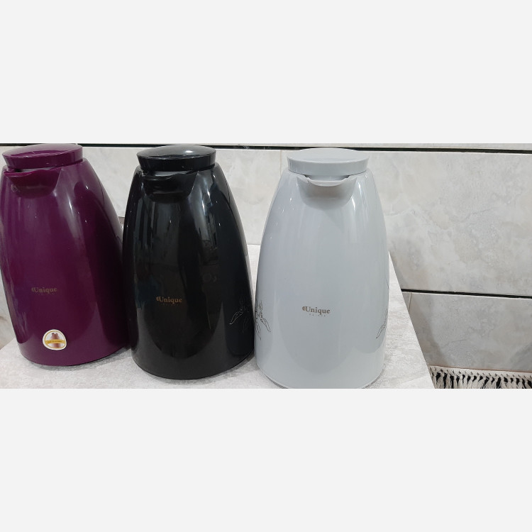فلاکس چای دو لیتری شیشه صورتی وارداتی یونیک اصل
