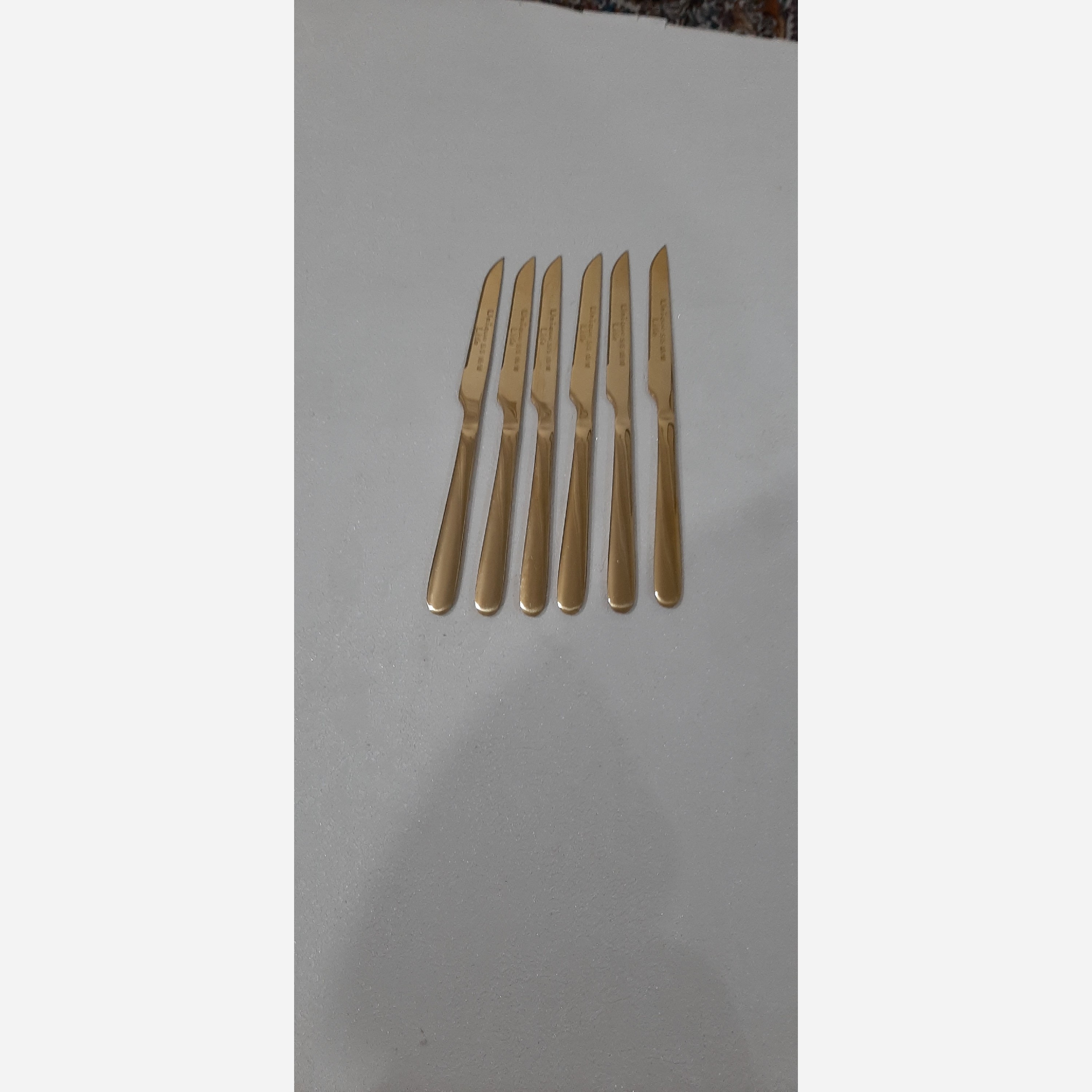 کارد میوه خوری طلایی یونیک طرح ساده دونا