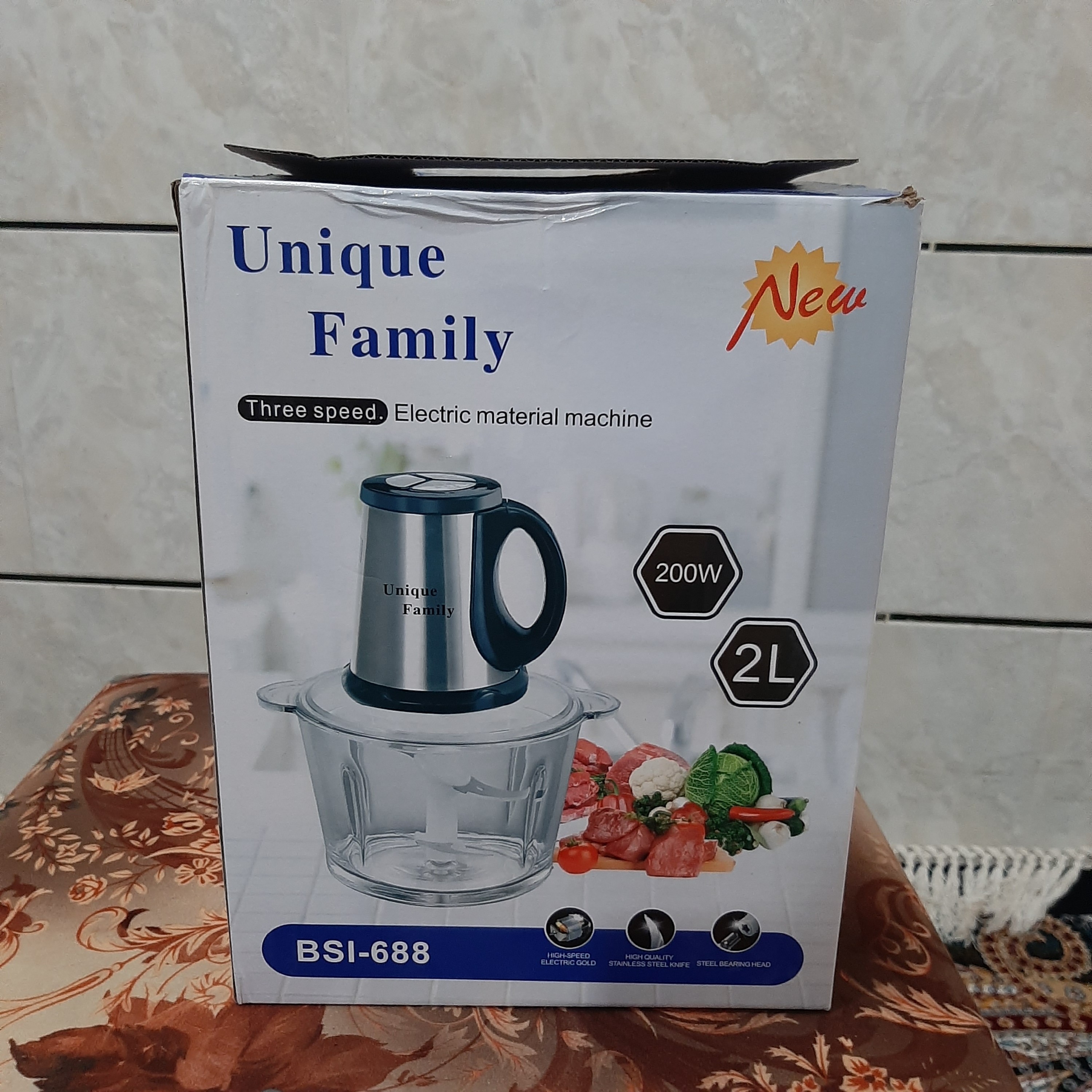 خوردکن 2لیتری شیشه ای یونیک فامیلی