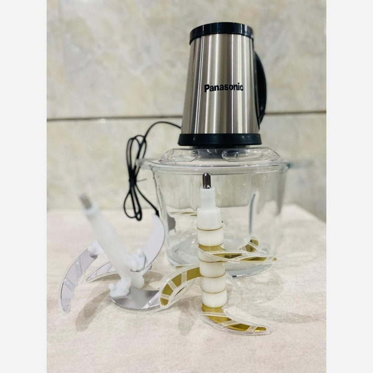 خوردکن 4 لیتری4000وات شیشه ای دارای 6 تیغه طلایی ودارای طیغه اضافه پاناسونیک هک شده