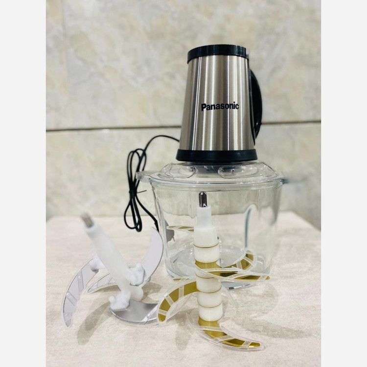 خوردکن 4 لیتری4000وات شیشه ای دارای 6 تیغه طلایی ودارای طیغه اضافه پاناسونیک هک شده