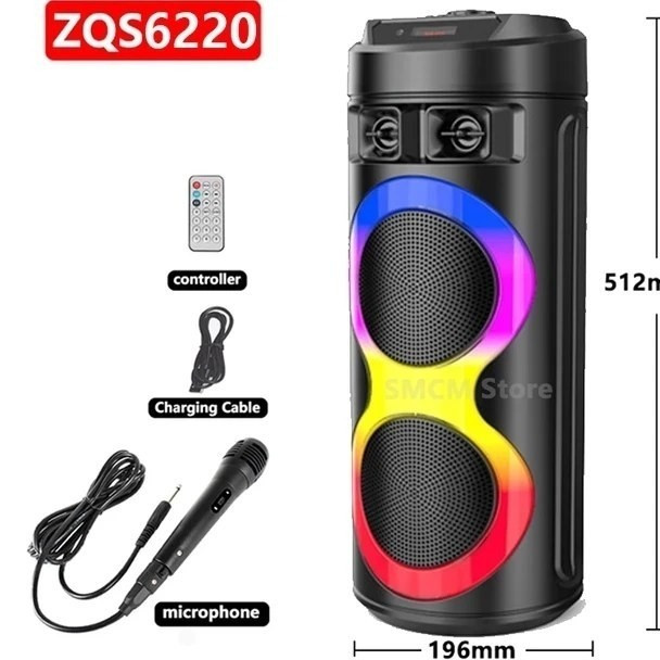 اسپیکر قابل حمل شارژی مدل ZQS 6220