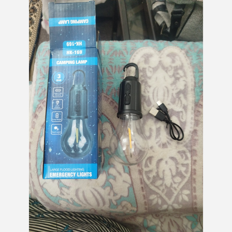 چراغ کمپینگ HK-169 شارژی و نشکن و ضدآب