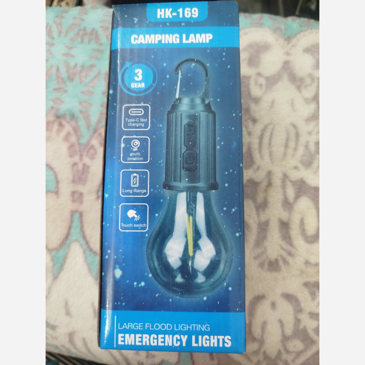 چراغ کمپینگ HK-169 شارژی و نشکن و ضدآب