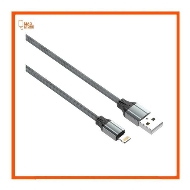 کابل لایتنینگ فست شارژ 2.4 آمپر الدینیو LS441 طول 1 متر