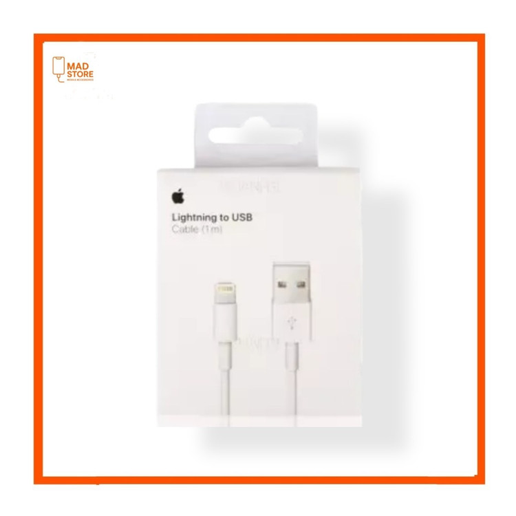 کابل شارژر آیفون 7 طرح اصلی (پکدار)