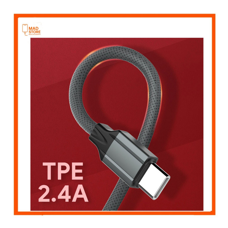 کابل تایپ سی فست شارژ 2.4 آمپر الدینیو LS441 طول 1 متر