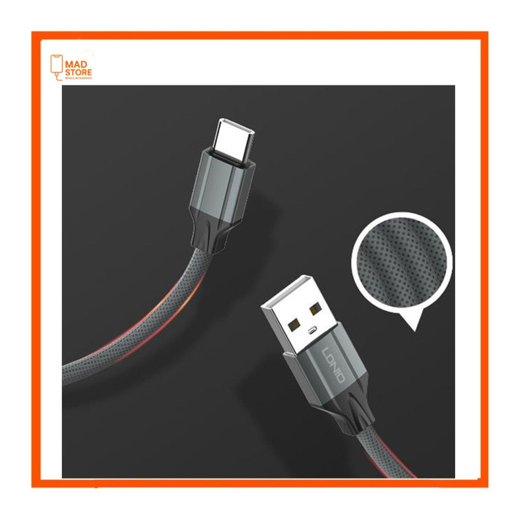 کابل تایپ سی فست شارژ 2.4 آمپر الدینیو LS441 طول 1 متر