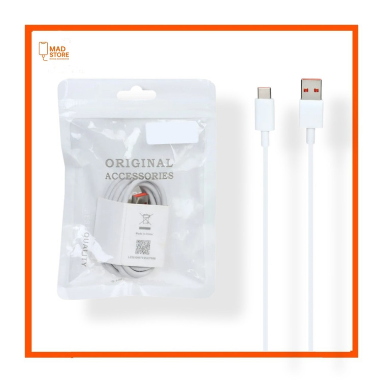 کابل شارژر تایپ سی شیائومی مدل MI 67w