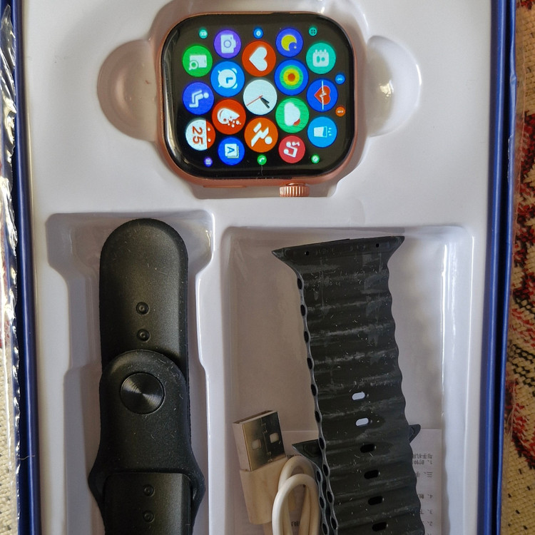 ساعت هوشمند مدل +TX22pro(2بند) امولد سری 10 ضربان قلب اکسیژن خون فعال