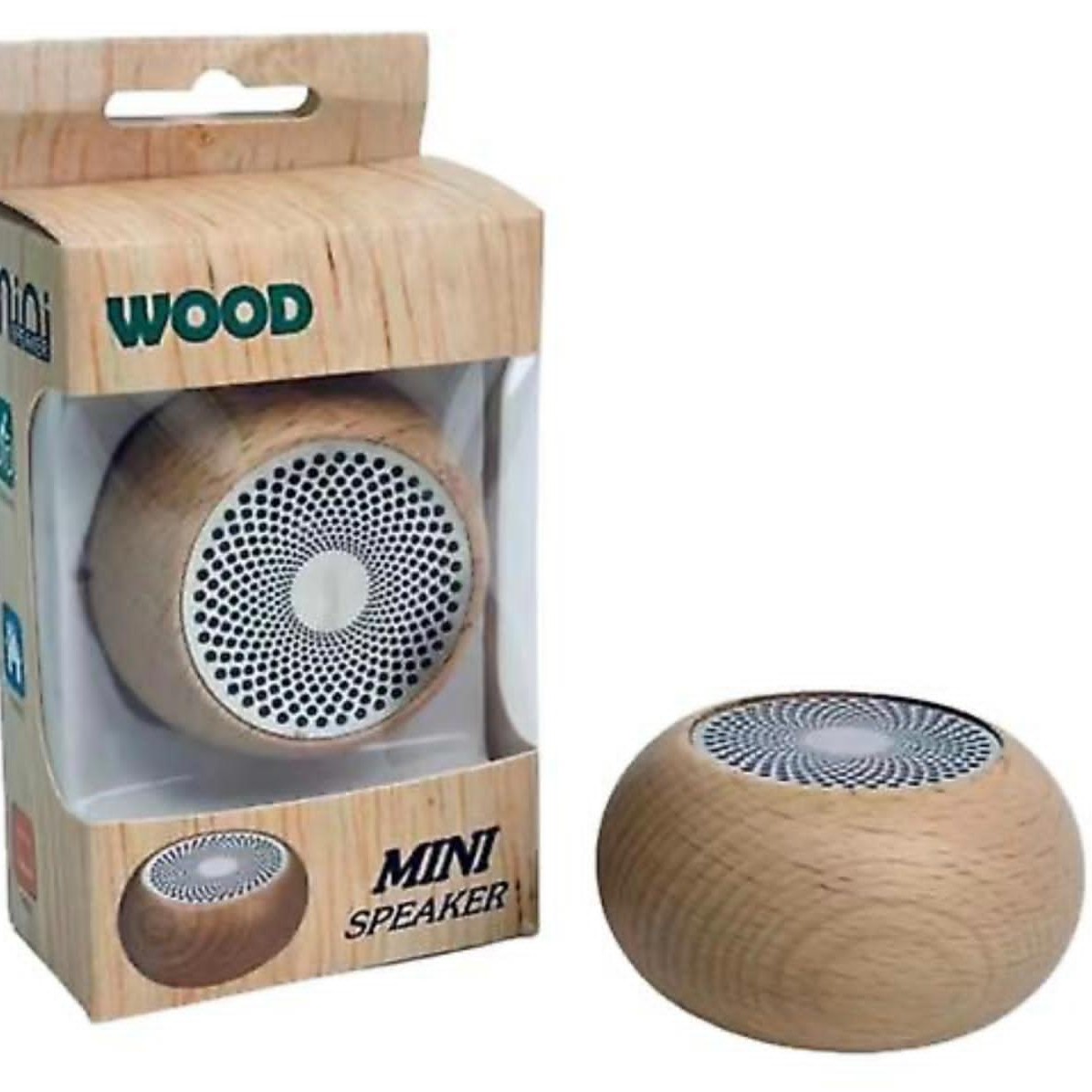 اسپیکر بلوتوث مینی چوبی  WOOD