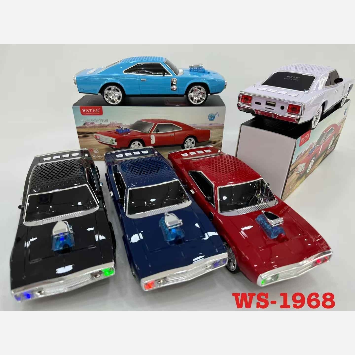 اسپیکر بلوتوث طرح ماشین  WSTER-WS-1968