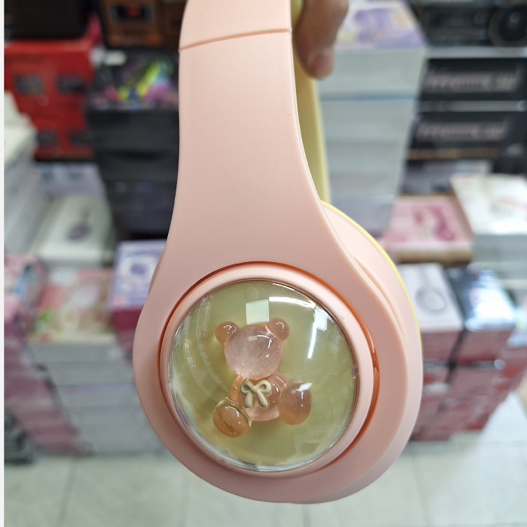هدوفون بلوتوث عروسکی گربه ای CAT ear-KT--M22