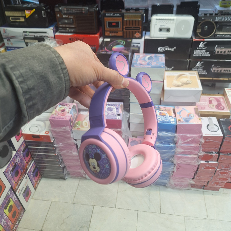 هدفون بلوتوث عروسکی گربه ای ME-20