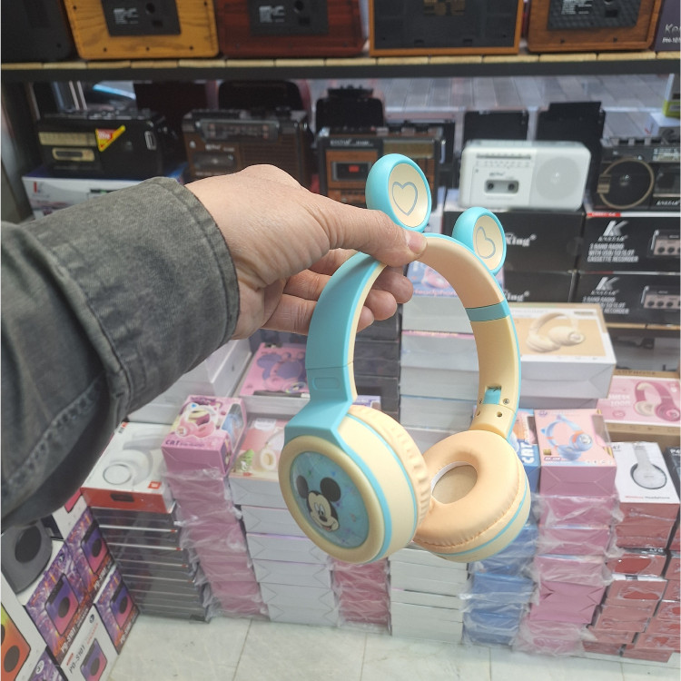 هدفون بلوتوث عروسکی گربه ای ME-20