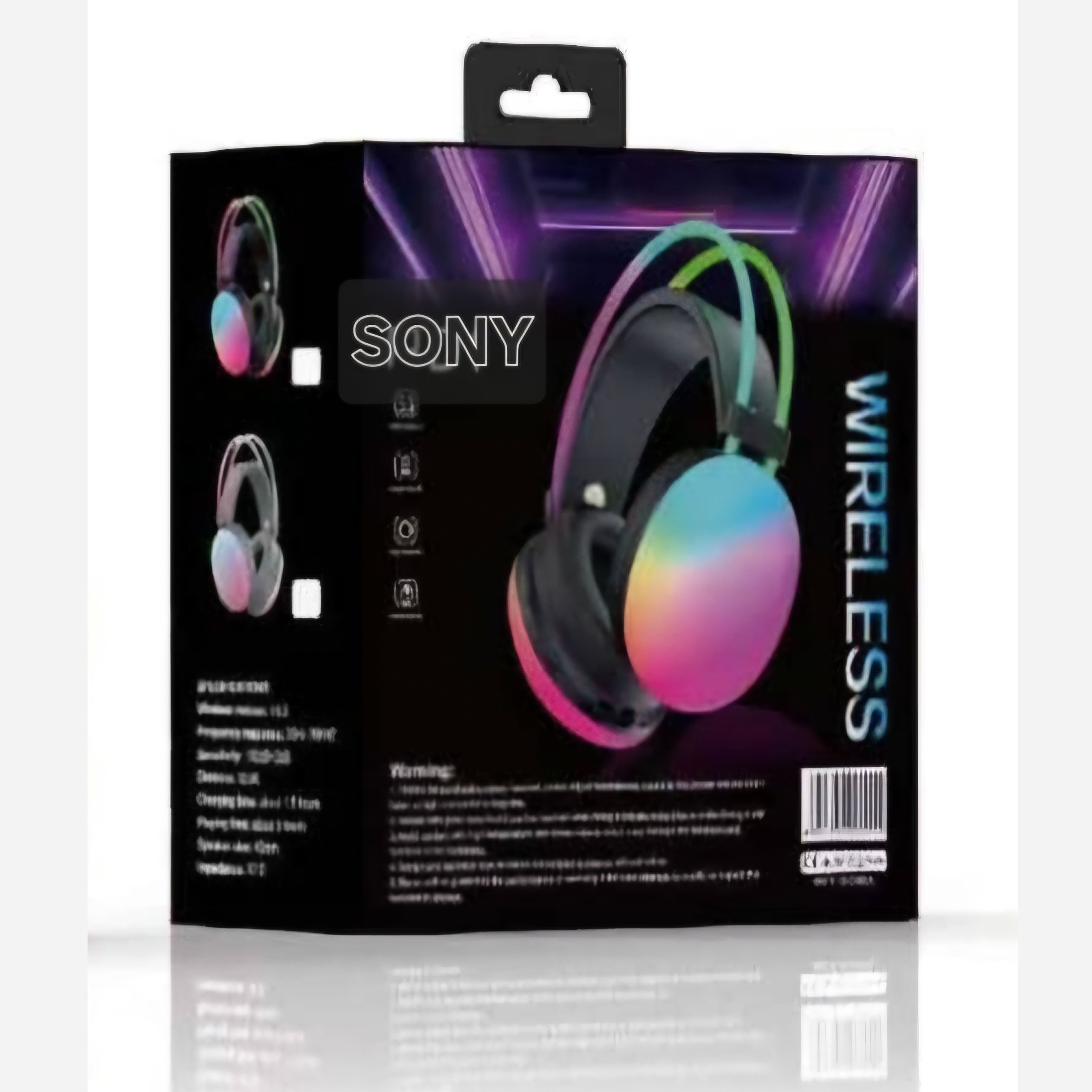 هدفون بلوتوث سونی درجه یک SONY-LED RGB LIGHTS