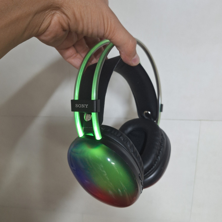 هدفون بلوتوث سونی درجه یک SONY-LED RGB LIGHTS