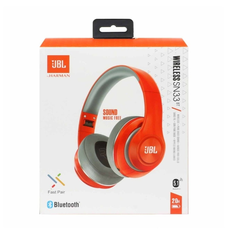 هدفون بلوتوث درجه یک JBL-SN33