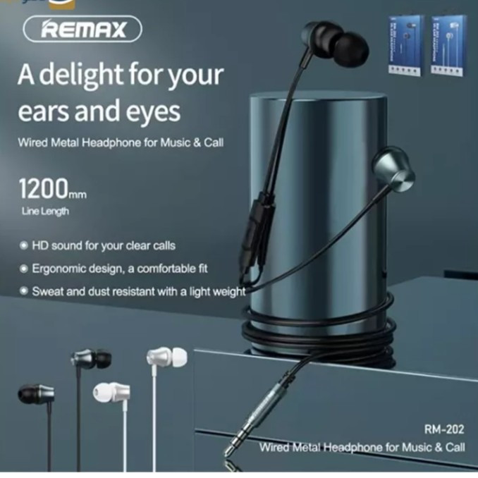 هندزفری اورجینال ریمکس RM-202