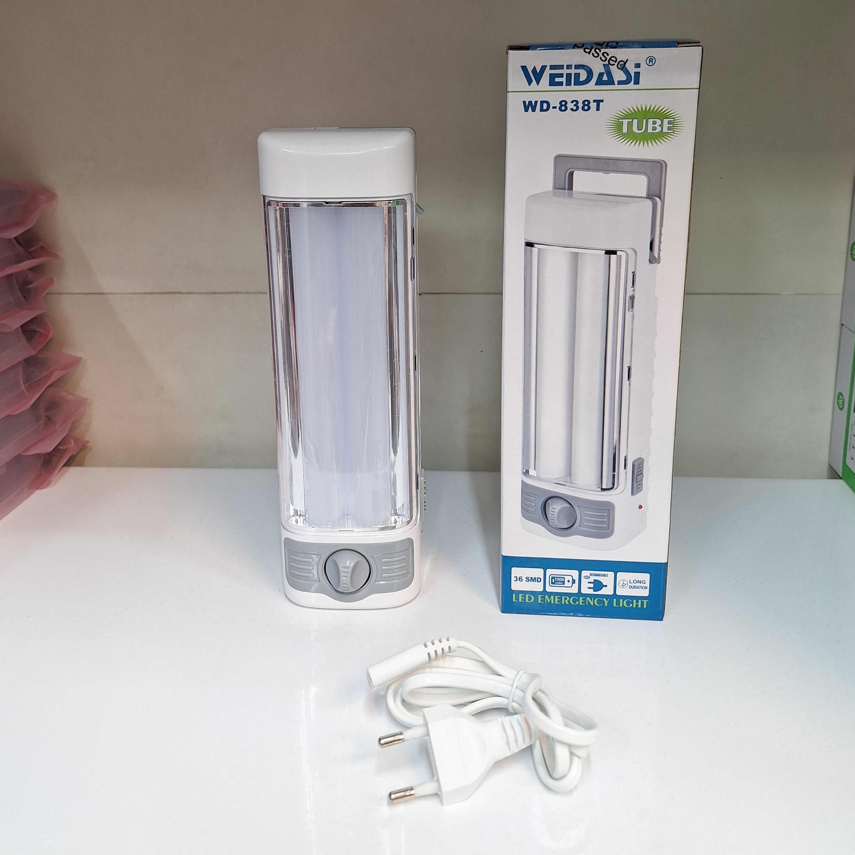 چراغ شارژی اورجینال WEiDASi-WD-838T