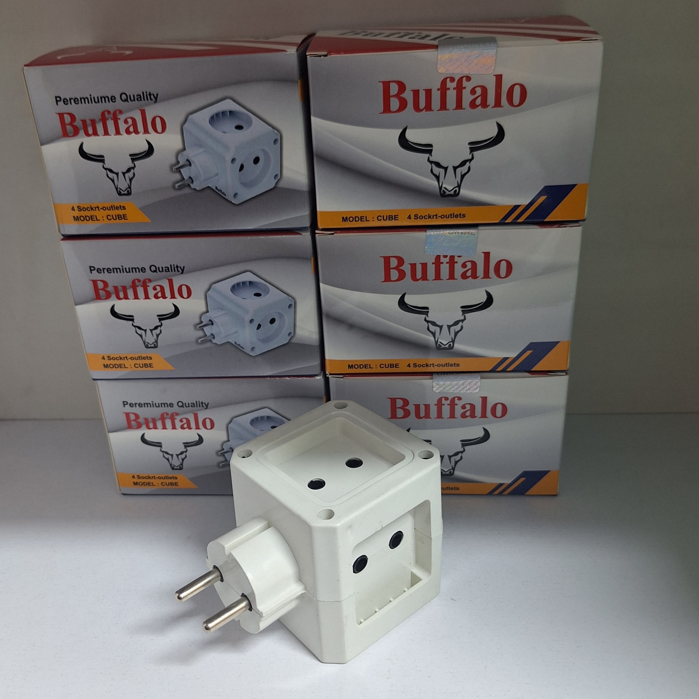 چند راهی برق بدون سیم 4 راهی مکعبی ولتاژ بالا Buffalo
