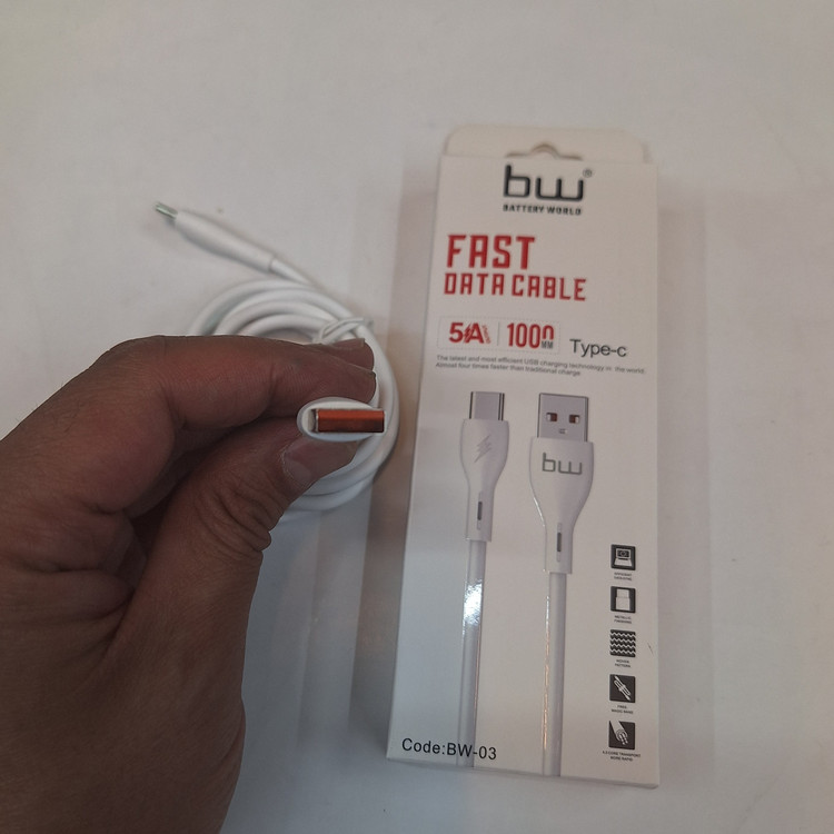 کابل شارژ اورجینال تایپ سی BW-03