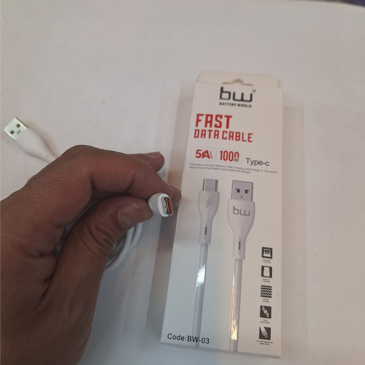 کابل شارژ اورجینال تایپ سی BW-03