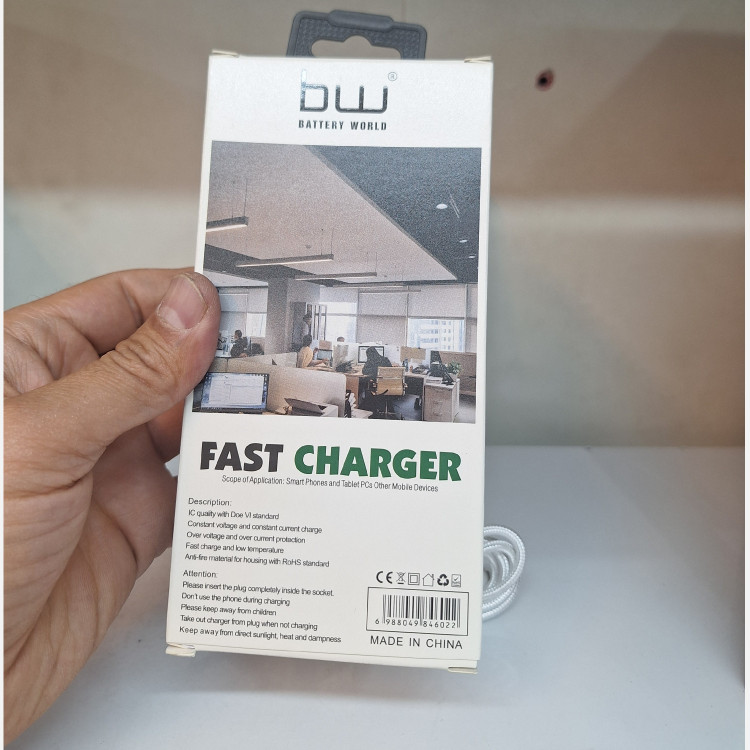 شارژر فست اورجینال با کابل تایپ سی BW-U2