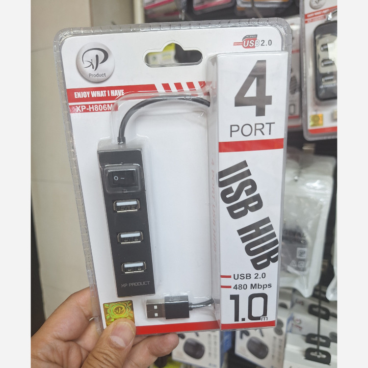 هاب 4پورت USB اورجینال XP-H806M
