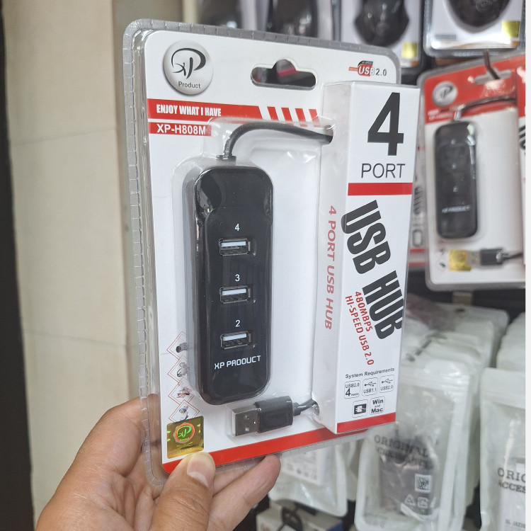 هاب USB اورجینال 4پورت XP-H808M