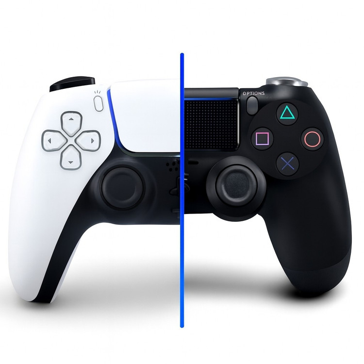 دسته بازی پلی استیشن ps4 طرح ps5 اورجینال