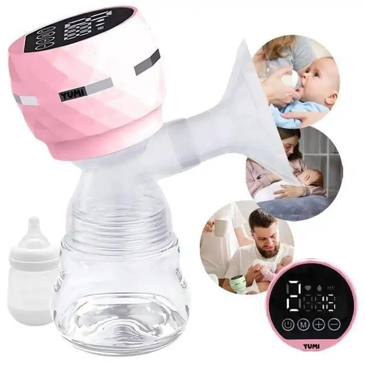 شیردوش برقی شارژی تک شیشه 9 حالت مکش و ماساژ