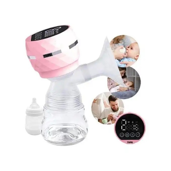 شیردوش برقی شارژی تک شیشه 9 حالت مکش و ماساژ
