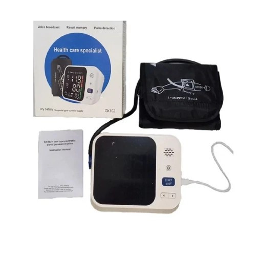 فشارسنج سخنگو فارسی بازویی دیجیتال GK102+(اصلی)+(اورجینال)+(جعبه پاره یا فاقد جعبه)