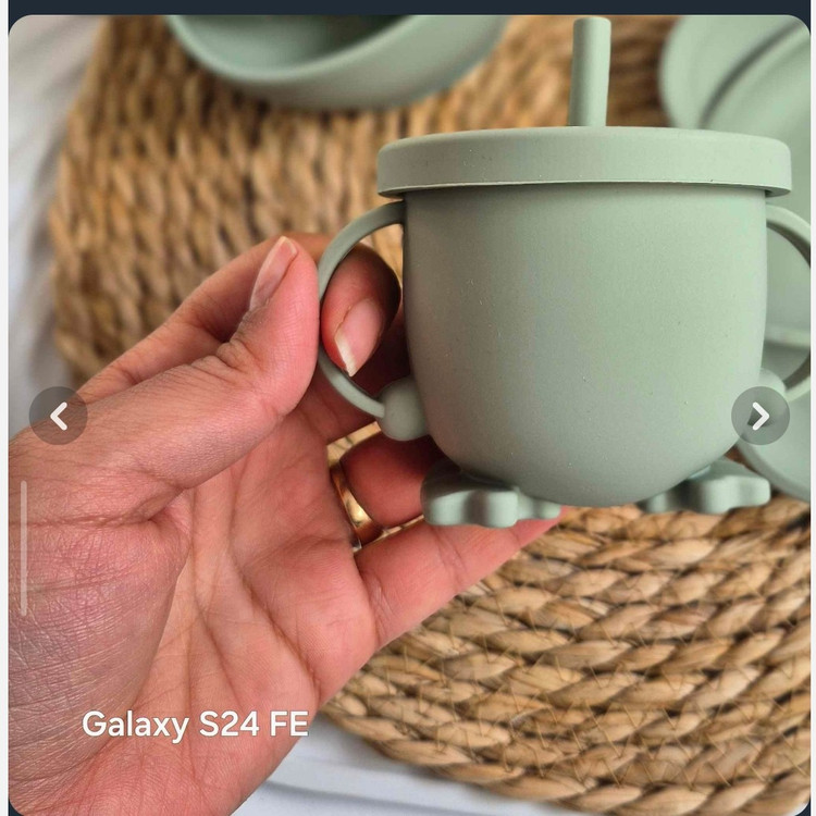 ست ظرف غذا سیلیکونی کودک ایمن ضدلغزش 7 تیکه