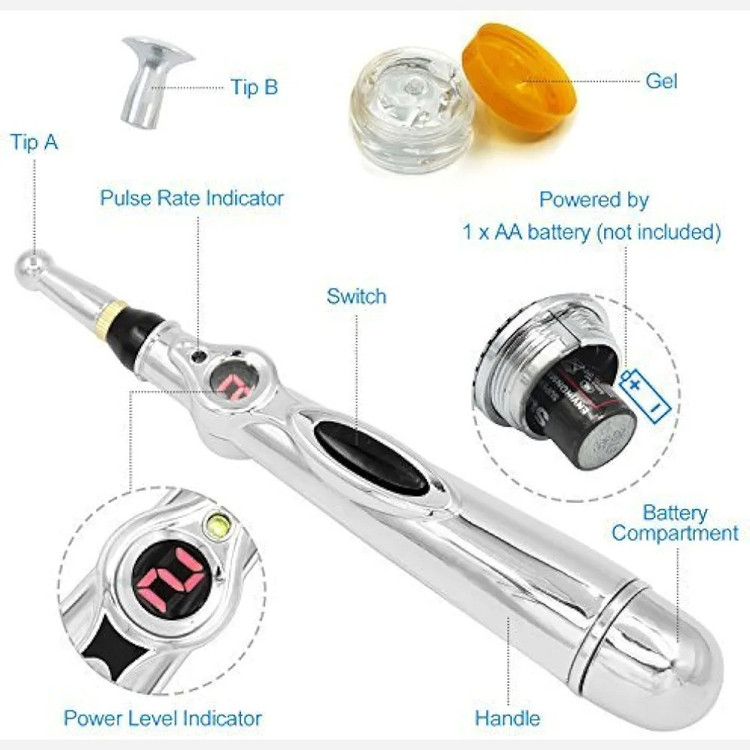 تنس فیزیوتراپی طب سوزنی مدلMASSAGER PEN DF-618 تنس فیزیوتراپی خانگی