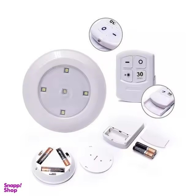 چراغ ریموت دار اضطراری زیر کابینت و آشپزخانه 3 عددی