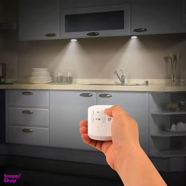چراغ ریموت دار اضطراری زیر کابینت و آشپزخانه 3 عددی
