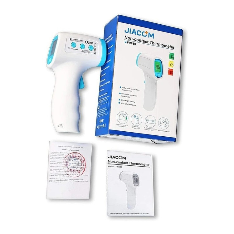 تب سنج غیرتماسی Jiacom مدل FR880با دفترچه فارسی گارانتی یکساله