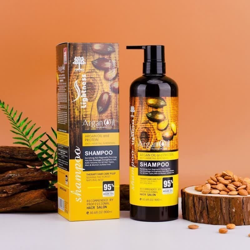 شامپو روغن آرگان لایتنس اورجینال بدون سولفات 900 میلی