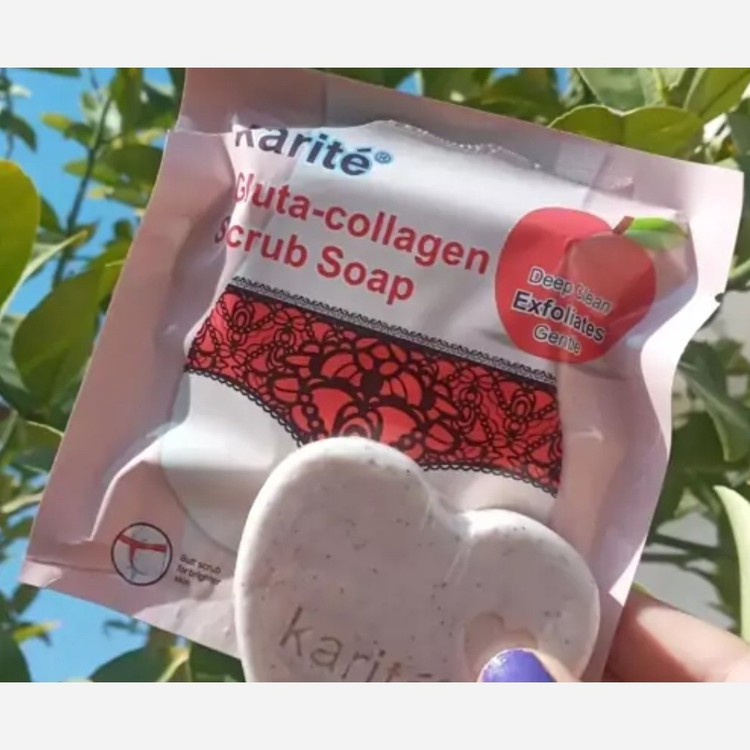 صابون اسکراپ دار نقاط حساس کاریته، قلبی، اورجینال،